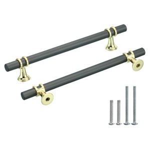 Unique Bargains Kitchen Cabinet Handles Long-lasting Drawer Pull 6.3 Inch Hole Center - 1 of 4