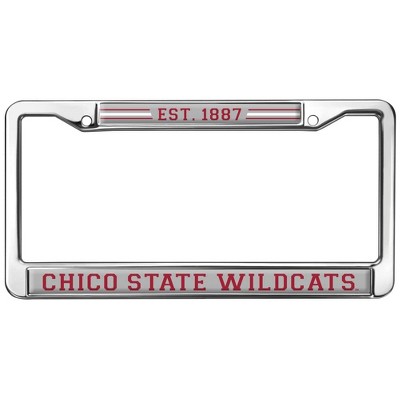 Cal State Chico School Logo Full Size Standard License Plate Metal Frame