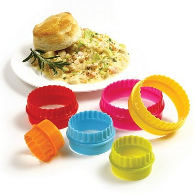 Norpro Colorful 6 Piece Biscuit and Cookie Cutter Set