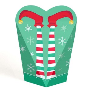 Big Dot of Happiness Elf Squad - Kids Elf Christmas and Birthday Party Favors - Gift Heart Shaped Favor Boxes for Women and Kids - Set of 12 - 1 of 4