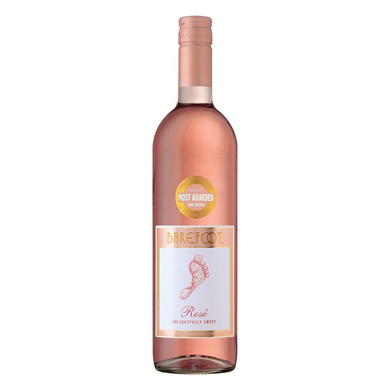 Barefoot Cellars Rose Wine - 750ml Bottle, 1 of 7