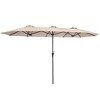 Sonkuki 13 x 7.2Ft Double-Sided Patio Umbrella with Large Canopy Outdoor Table Umbrella for Garden, deck and pool - 2 of 4