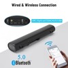 Itopfox Sound Bar for TV with Bluetooth 5.0, 50W Home Audio Soundbar for Gaming & Movies, Supports HDMI ARC/Optical/RCA/USB/AUX/Coax, Wall Mountable - 3 of 4