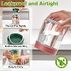 8-Pack Glass Mason Jars for Overnight Oats, 16oz & 10oz, with Lids - 4 of 4