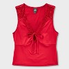 Women's Tie-Front Lace Tank Top - Wild Fable™ - 4 of 4