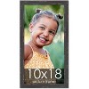 PosterPalooza | Shabby Chic Black Picture Frame - UV Acrylic, Foam Board Backing, Hanging Hardware - 2 of 4
