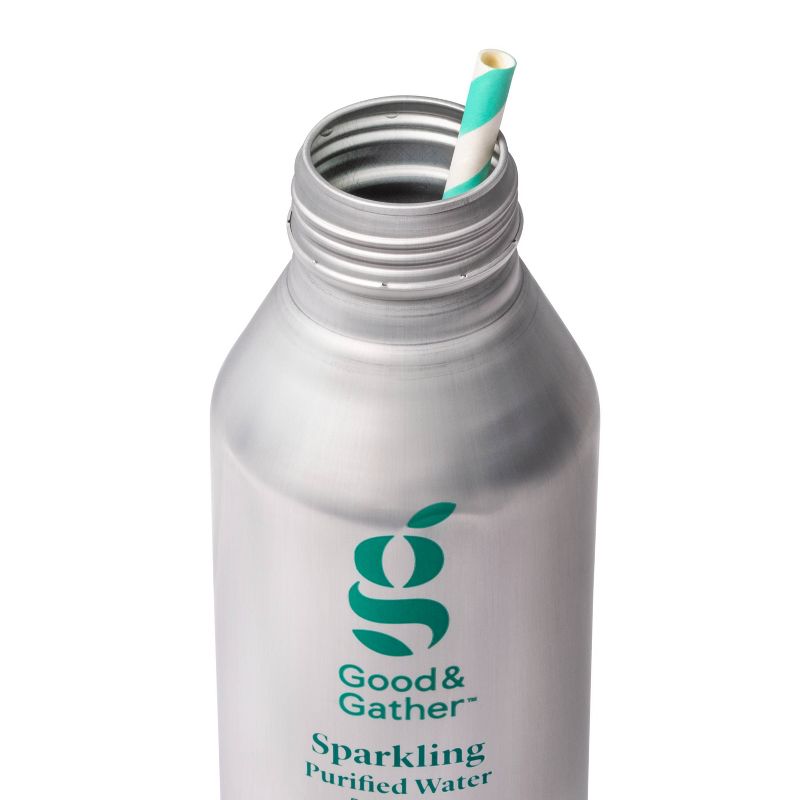 Sparkling Purified Water + Electrolytes - 16 fl oz Aluminum Bottle - Good &#38; Gather&#8482;, 2 of 4