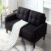 MAYEERTY 51.2¡±Loveseat Couch Modern Couch Loveseat Stylish Upholstered Sofa for Living Room - 2 of 4