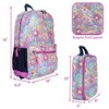 CLUB LIBBY LU Retro Denim Sequin Backpack with Lunch Box Set for Girls, 3 Piece Value Bundle, 16 Inch - 2 of 4