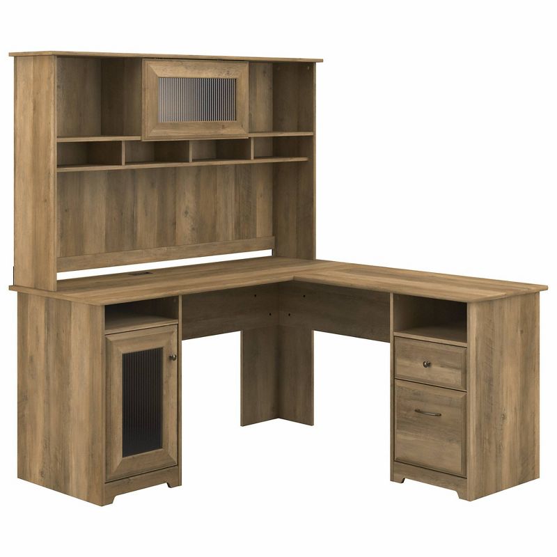 Cabot 60W L Shaped Computer Desk with Hutch - Bush Furniture, 1 of 10