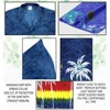 LA LEELA Mens Hawaiian Shirts Short Sleeve Button Down Shirt Men's Hawaii Shirts Boho Holiday Casual Summer Beach Shirts for Men Funny - 3 of 4