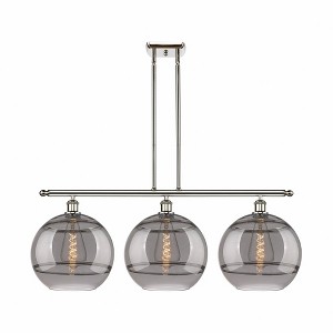 Rochester - 3 Light Stem Hung Island In Industrial Style-13.88 Inches Tall and 38.5 Inches Wide - 1 of 1
