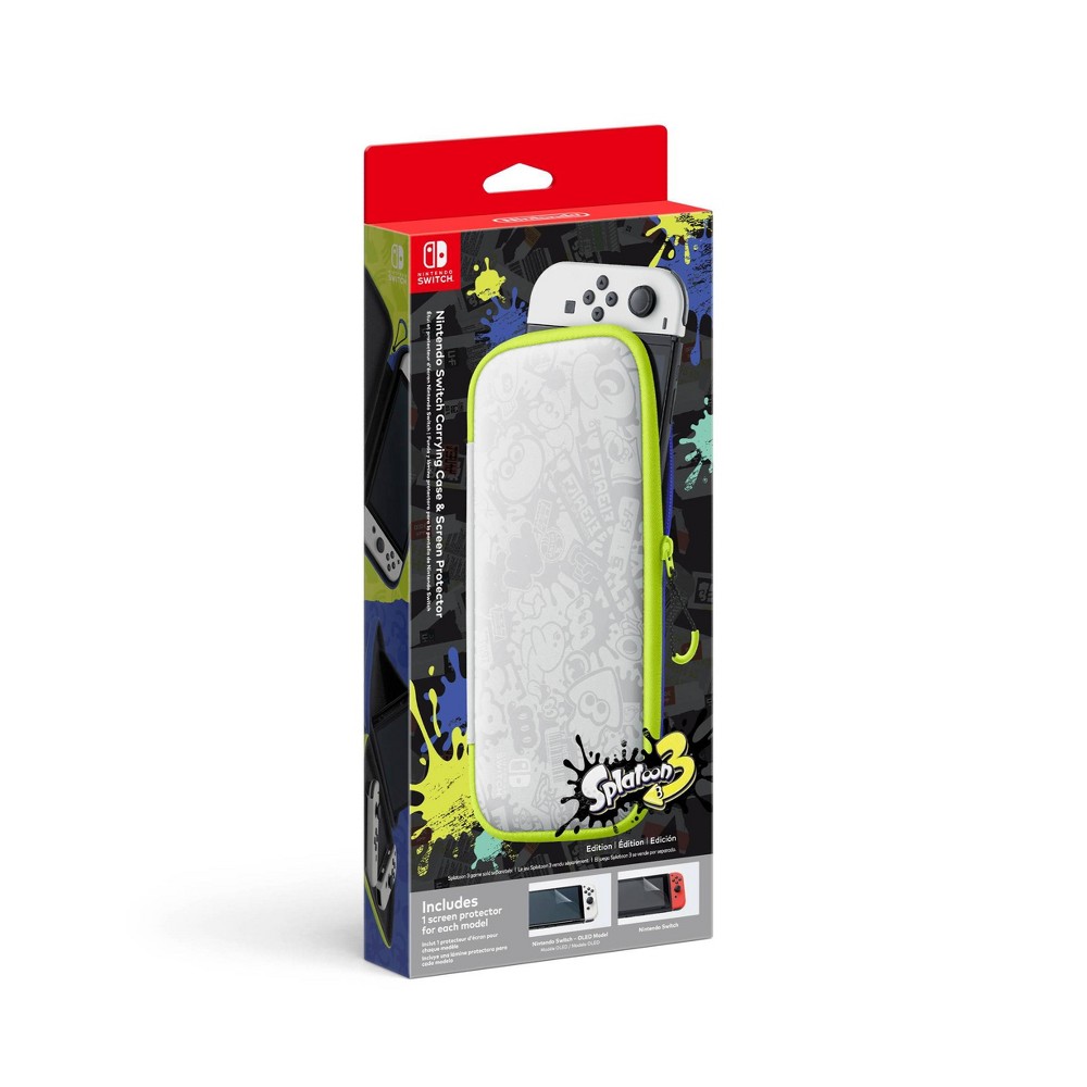 Photos - Console Accessory Nintendo Switch Carrying Case and Screen Protector - Splatoon 3 Edition 