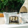Stupell Industries Fashion Storefront Glam City Shop Outdoor Decorative Throw Pillow, 18 x 18 - 2 of 3