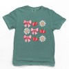 Simply Sage Market Coquette Strawberry Floral Garment Dyed Tee - 2 of 4