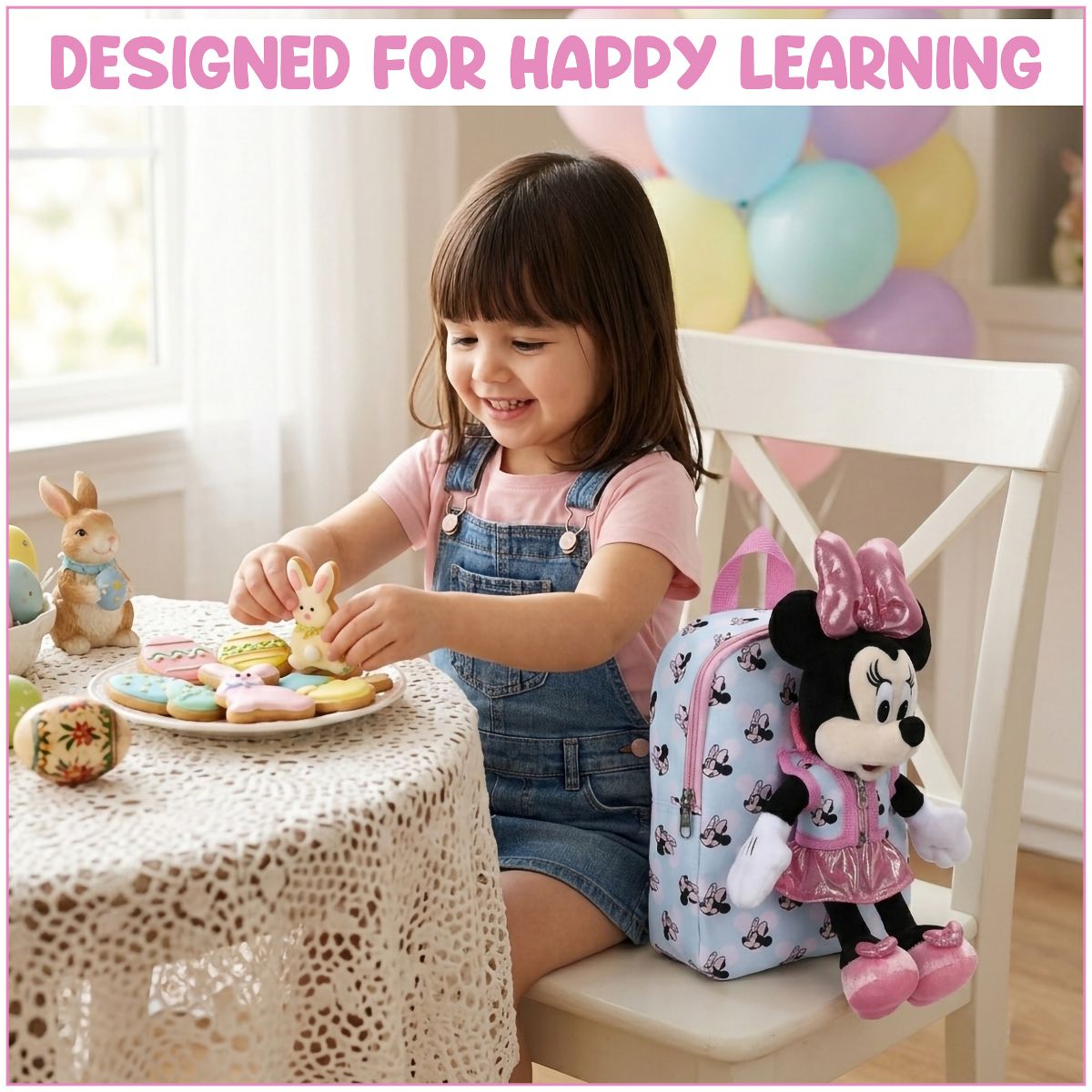 Disney Minnie Mouse Preschool Plush Mickey & 10" Backpack - thumbnail 4