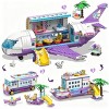 3-in-1 Friends Airplane Building Toy Set,  808PCS Plane/Boat/Camper Van Building Toys for Kids Aged 6+ - 2 of 4