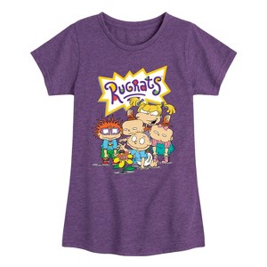 Girls' - Rugrats - Natural Wonder Fitted Short Sleeve Graphic T-Shirt - 1 of 4