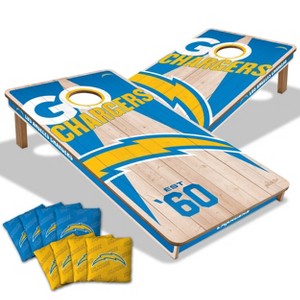 NFL Los Angeles Chargers 2'x4' Wood Toss Game Set - 1 of 4