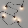 10ct LED Solar Outdoor Orb and Globe String Lights Clear Bulbs - Threshold™ - image 3 of 4