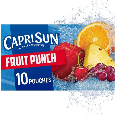 Capri Sun Fruit Punch - 60 fl oz/10pk