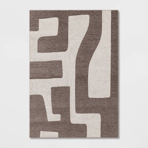Modern Geo Rectangular Woven Indoor Outdoor Area Rug - Threshold™ : Target