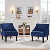 Yaheetech Set of 2 Modern Velvet Accent Chair for Living Room Bedroom - 2 of 4