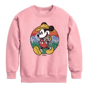 Boys' - Disney - Mickey & Friends Graphic Long Sleeve Fleece Sweatshirt - 1 of 4