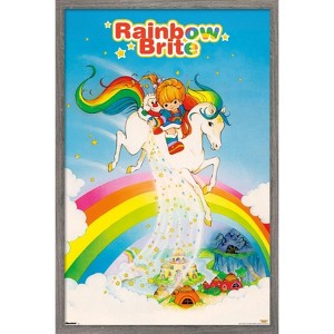 Trends International Rainbow Brite (1984) - Starlite Rainbow Ride Framed Wall Poster Prints - 1 of 4