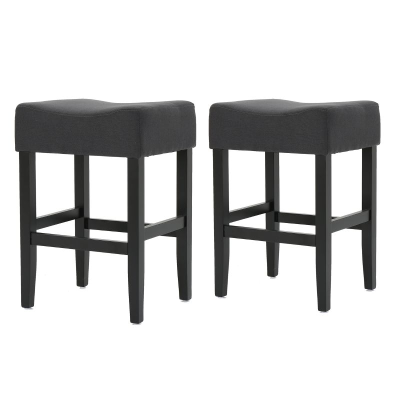 Set of 2 Portman Backless Counter Height Barstools - Christopher Knight Home, 1 of 7