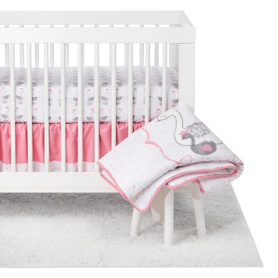 swan crib set