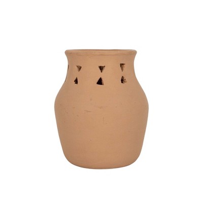 Southwest Cutout Vase Terracotta by Foreside Home & Garden