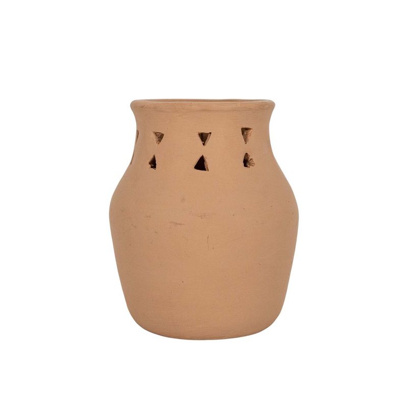 Southwest Cutout Vase Terracotta by Foreside Home & Garden, 1 of 9