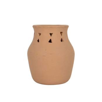 Southwest Cutout Vase Terracotta by Foreside Home & Garden