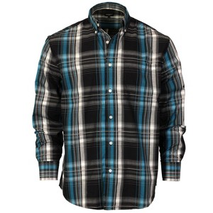 Gioberti Men's Long Sleeve Plaid Shirt - 1 of 4