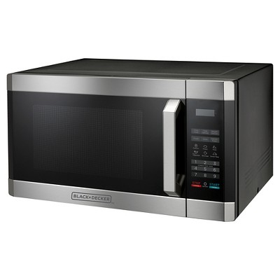 BLACK DECKER 1.6 Cu. Ft. 1100 Watt Microwave Oven EM145AAK PHB