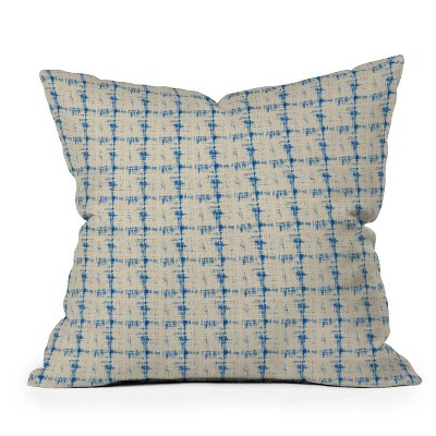 16"x16" Holli Zollinger Vintage Square Throw Pillow Blue - Deny Designs