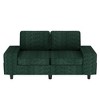 Uptiot Modern Style Indoor Loveseat With Side Pockets - 3 of 4