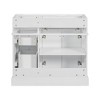 NicBex 35.4" Bathroom Storage Cabinet without Sink, Bathroom Vanity, 3 Spacious Drawers and 1 Cabinet with Adjustable Shelf for Bathroom - 3 of 4