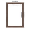 Amanti Art Florence Medium Brown Framed Magnetic Dry Erase Board - 4 of 4