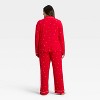 Women's Cloud Knit Modal Long Sleeve Notch Collar Top and Pants Pajama Set - Auden™ - 2 of 3