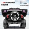 12V Kids Ride On Truck Car w/Remote Control, 25W Dual Motor, Spring Suspension and Music Player - 4 of 4