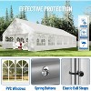 16 ft x 32 ft Party Tent, Heavy Duty Event Shelter with Removable Sidewall, Outdoor Gazebo Canopy for Birthday Party Wedding Event, Straight Edge - 4 of 4