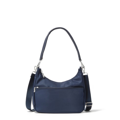 baggallini Bowery Half Moon Shoulder Bag - French Navy