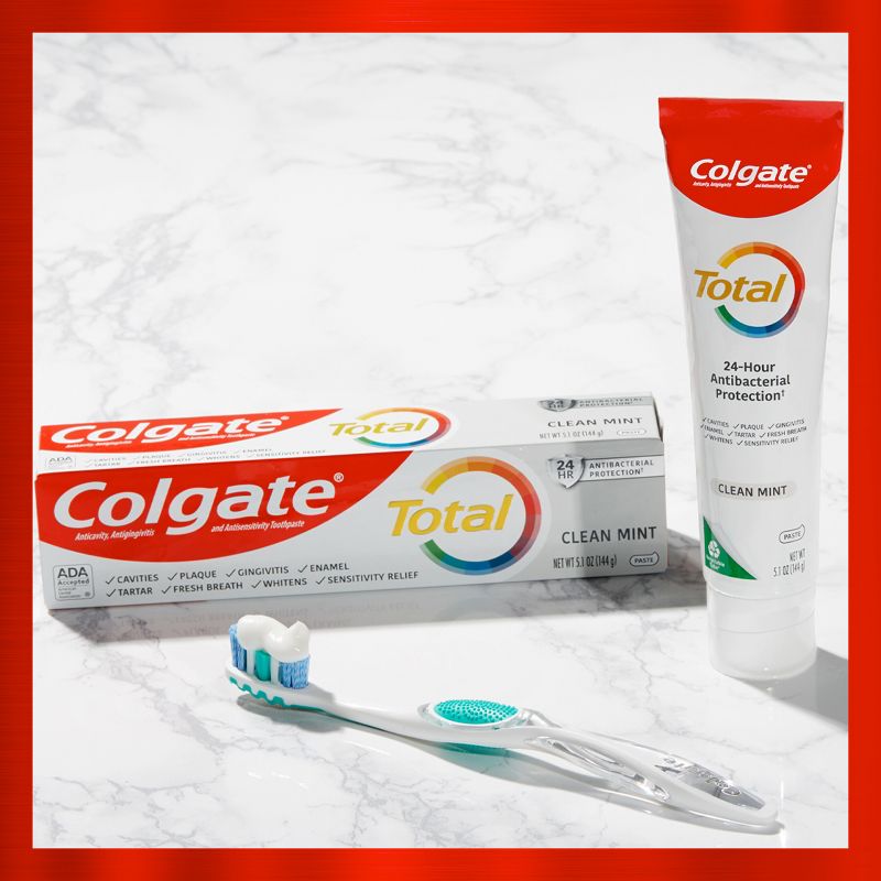 Colgate Total Travel Size Whitening Paste Toothpaste - Trial Size - 1.4oz, 3 of 11