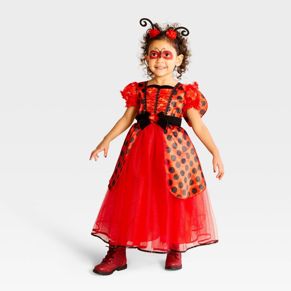 Halloween Toddler Ladybug Halloween Costume Dress with Headpiece 2-3T - Hyde & EEK! Boutique