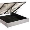 KTMBDW Queen Size Hydraulic Storage Bed, Upholstered Platform Bed Frame, Modern Headboard, PU Fabric with Hydraulic Support Bars, Beige - 4 of 4