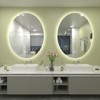 Apmir Super Bright Back LED Lighted Anti-Fog Round/Oval Wall Mirror with Tempered Glass & 3-Year Warranty - 4 of 4