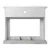 Willarton Widescreen Electric Fireplace with Media Storage - FE1154459 - Grey - SEI - 4 of 4