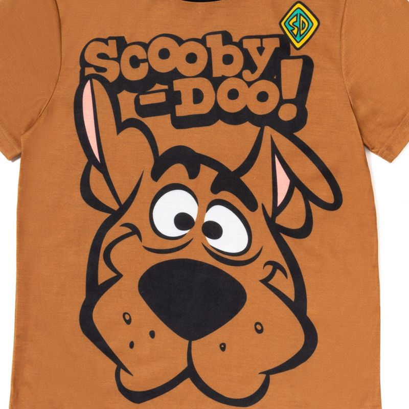 Scooby-Doo Scooby Doo Daphne Fred Velma Pajama Shirt and Shorts Sleep Set Little Kid to Big Kid , 5 of 8